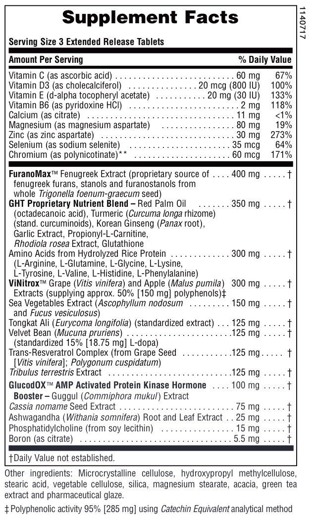 Nature&#39;s Plus Ultra GHT Male for Men 90 Tablet