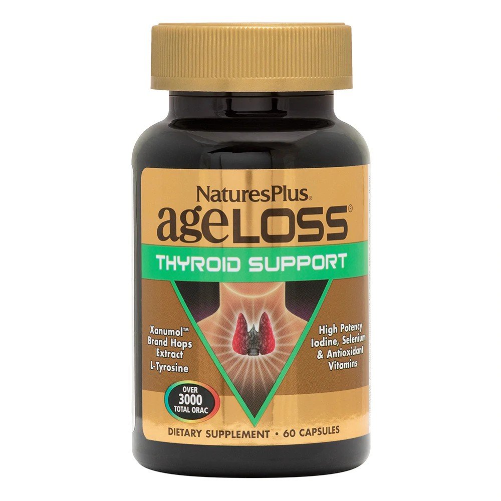 Nature&#39;s Plus AgeLoss Thyroid Support 60 Capsule