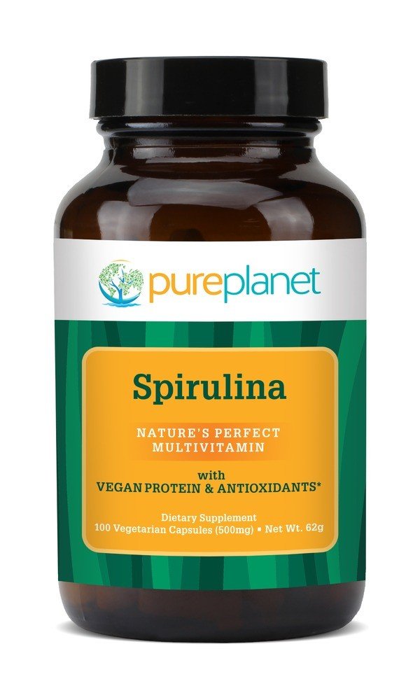Pure Planet Products Premium Spirulina 100 VegCap
