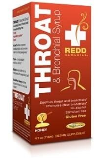 Redd Remedies Throat & Bronchial Syrup-Honey 4 oz Liquid