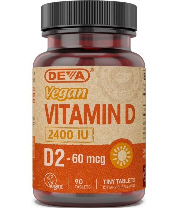 Deva Vegan Vegan Vitamin D 2400 IU 90 Tablet