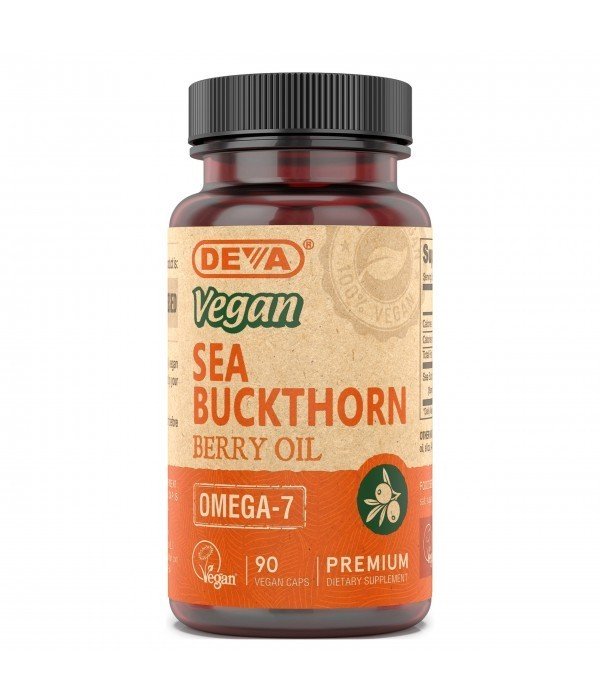 Deva Vegan Vegan Seabuckthorn Oil 500mg 90 VegCap