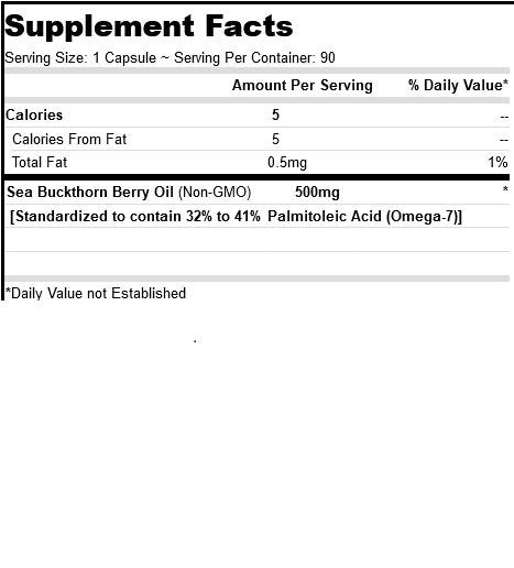 Deva Vegan Vegan Seabuckthorn Oil 500mg 90 VegCap