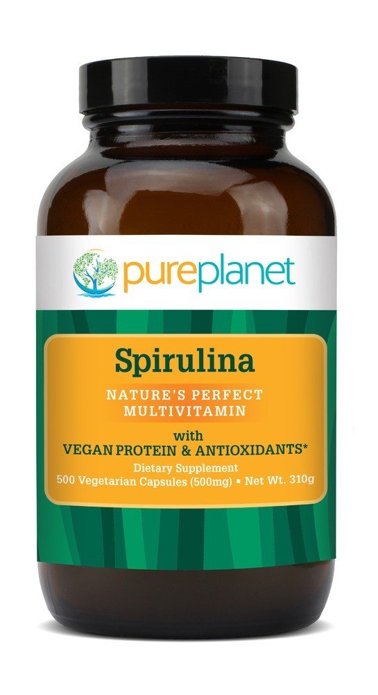 Pure Planet Products Spirulina 500 VegCap