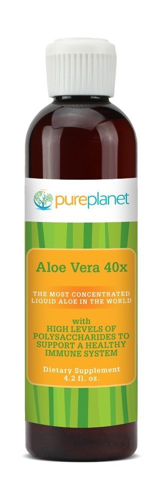 Pure Planet Products Aloe Vera 40x Concentrate 4.2 oz Liquid