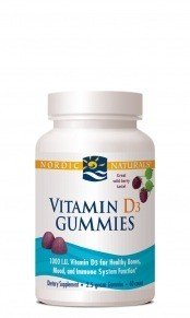 Nordic Naturals Vitamin D3 Gummies - Wild Berry 120 Gummy