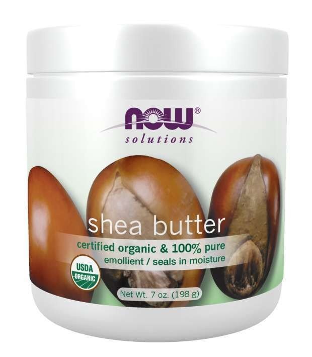 Now Foods Solutions Shea Butter, 100% Pure Organic 7 oz Jar