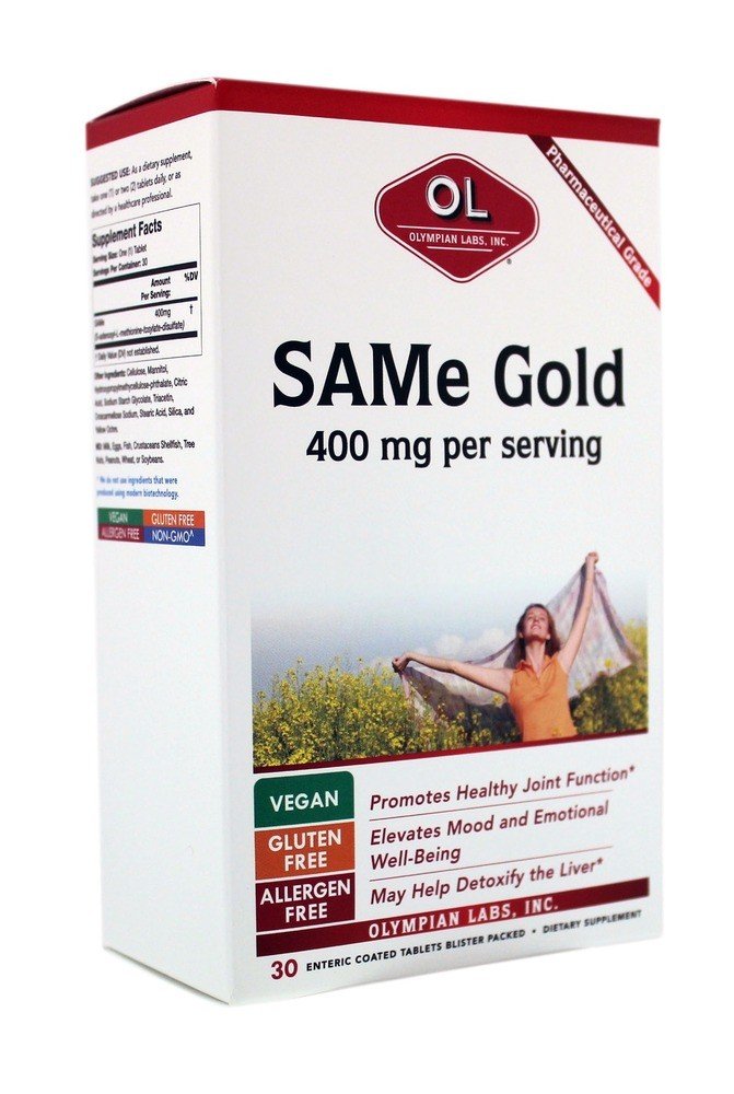 Olympian Labs SAMe Gold (Enteric Coated) 400mg 30 Tablet