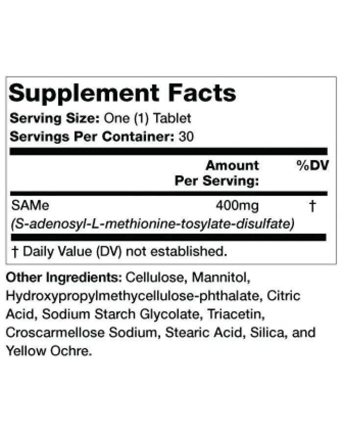 Olympian Labs SAMe Gold (Enteric Coated) 400mg 30 Tablet