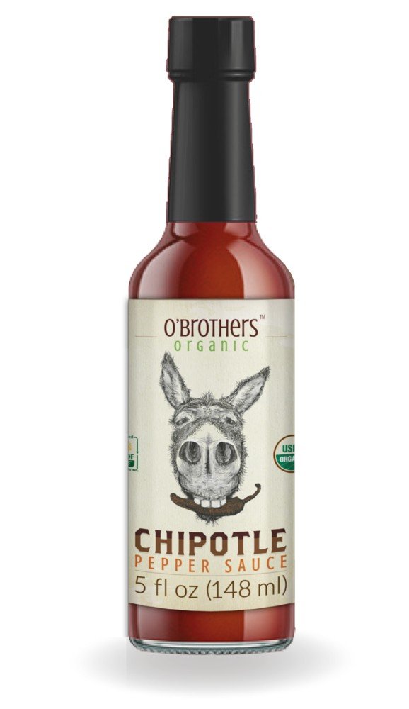 O&#39;Brother Hot Sauce Chipotle Habanero Pepper Sauce 5 fl oz Bottle