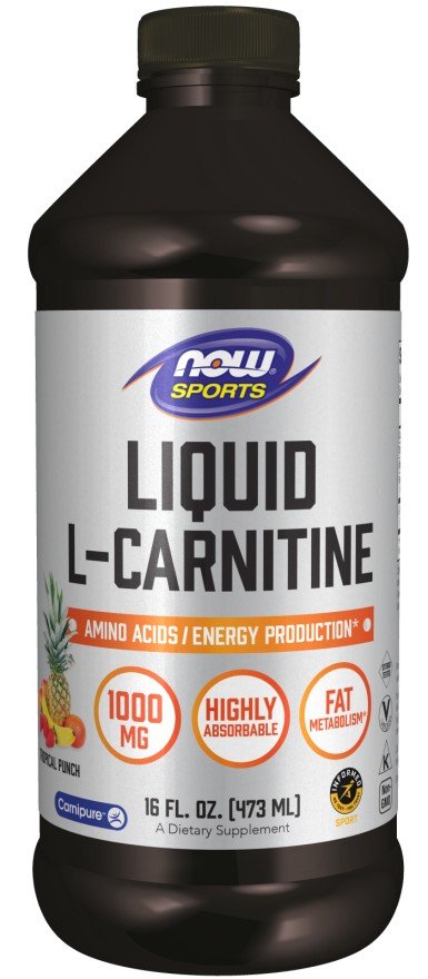 Now Foods Carnitine Tropical Punch 16 oz Liquid