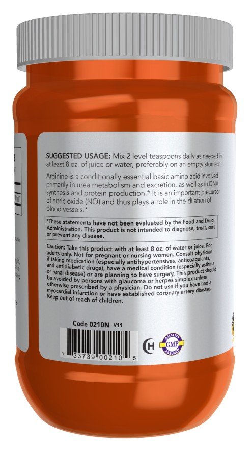 Now Foods L-Arginine Powder 1 lbs Powder