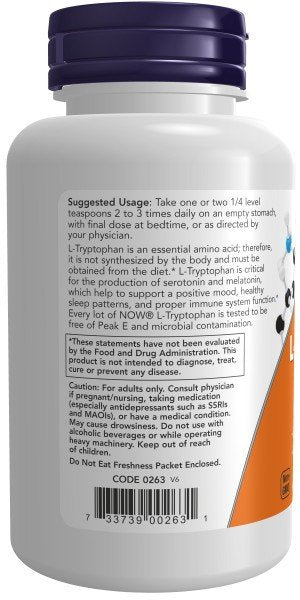 Now Foods L-Tryptophan 2 oz Powder