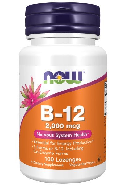 Now Foods B-12 2,000 mcg 100 Lozenge