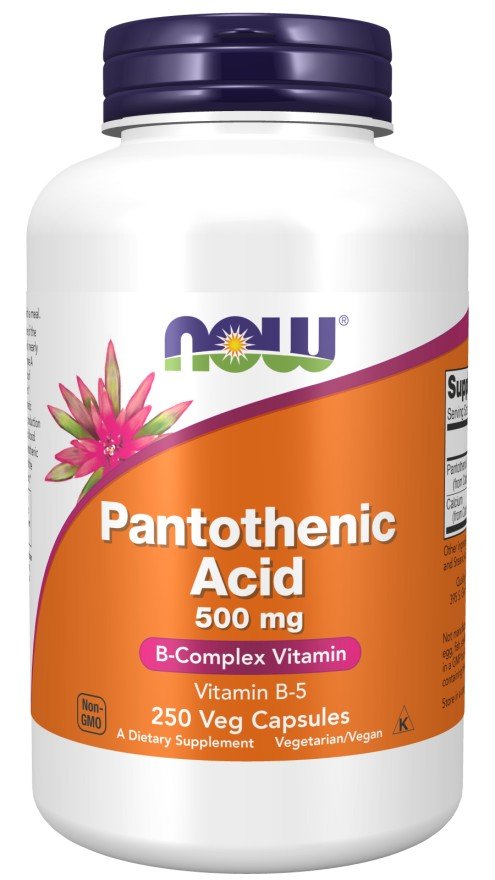 Now Foods Pantothenic Acid 500mg 250 Capsule