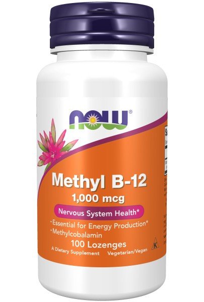 Now Foods Methyl B-12 1,000 mcg 100 Lozenge