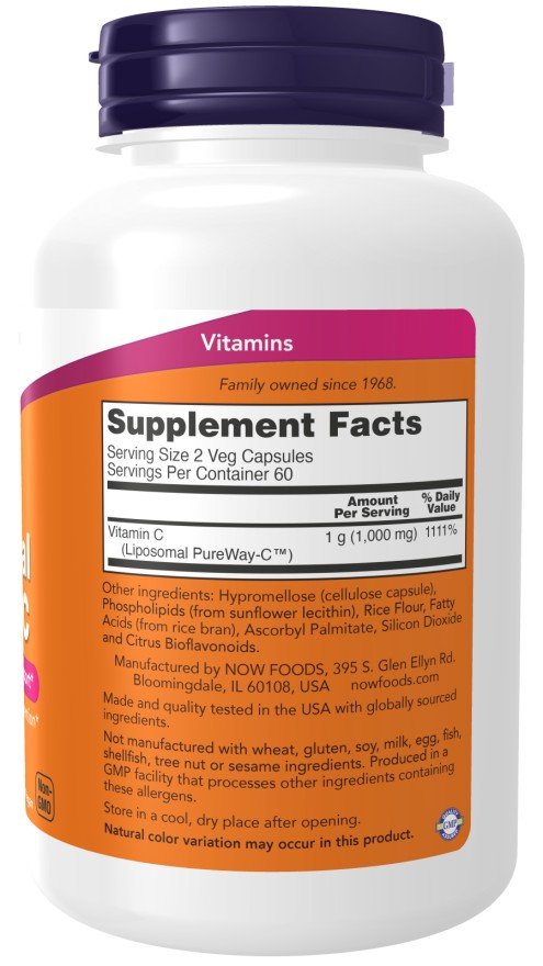 Now Foods Liposomal Vitamin C 120 VegCap