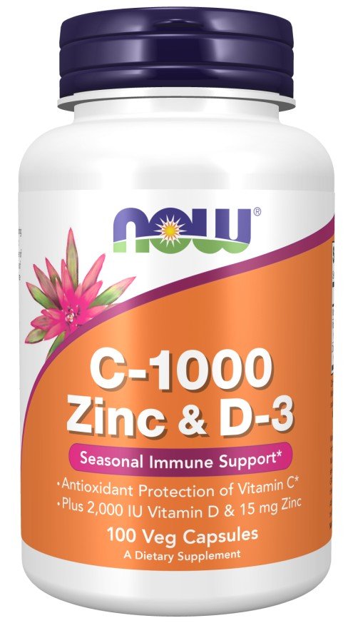 Now Foods C-1000 Zinc & D-3 100 VegCap