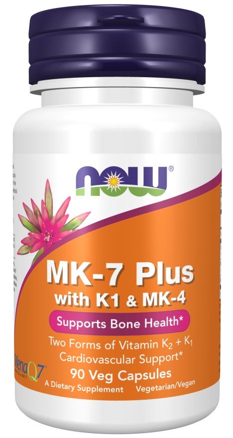 Now Foods MK-7 Plus with K1 & MK-4 90 Capsule