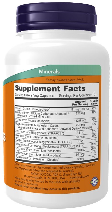 Now Foods Full Spectrum Mineral Caps 240 Capsule