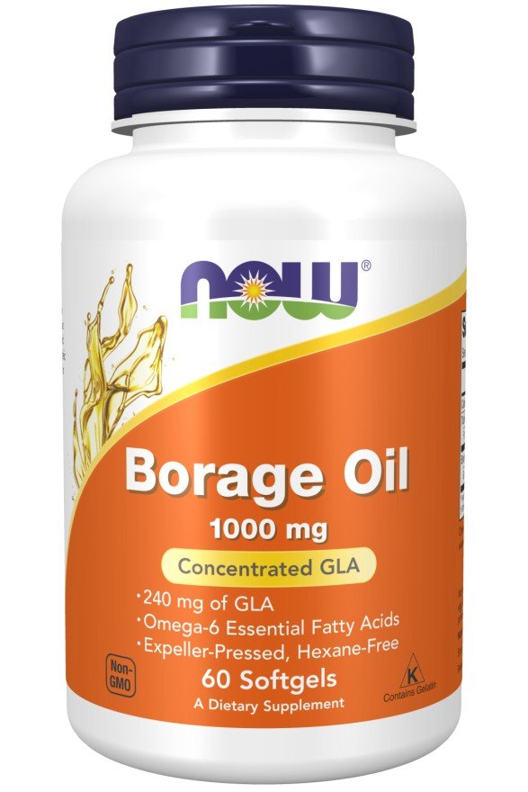 Now Foods Borage Oil 1000 mg 120 Softgel