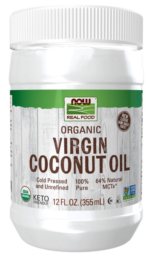 Now Foods Virgin Coconut Oil 12 oz Liquid