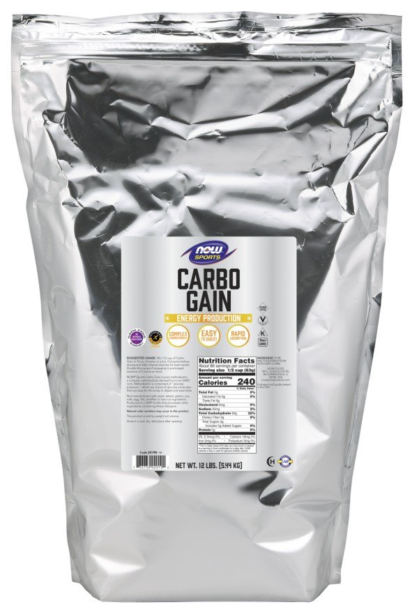 Now Foods Carbo Gain 12 lbs Powder