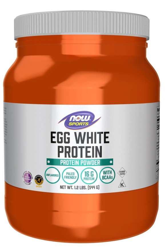 Now Foods Egg White Protein with BCAAs 1.2 lbs Powder