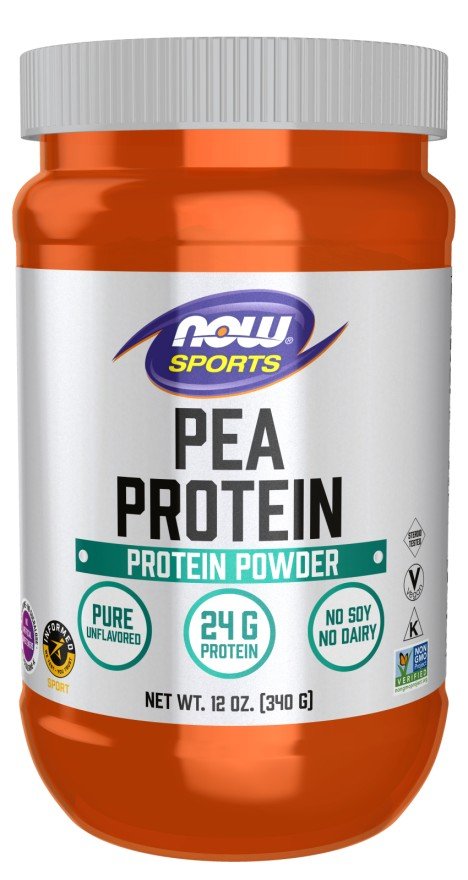Now Foods Unflavored Pea Protein 12 oz Powder