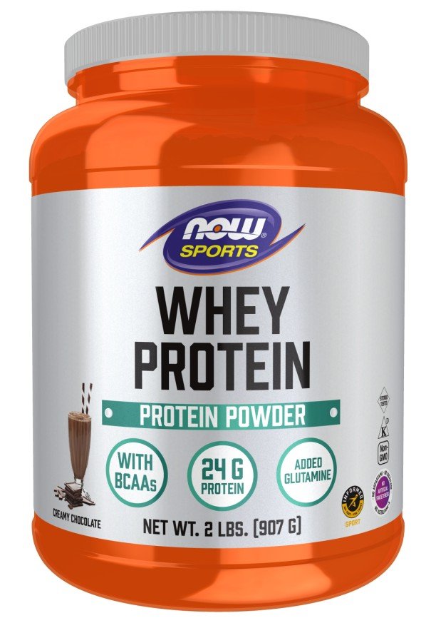 Now Foods Whey Protein-Chocolate 2 lbs Powder