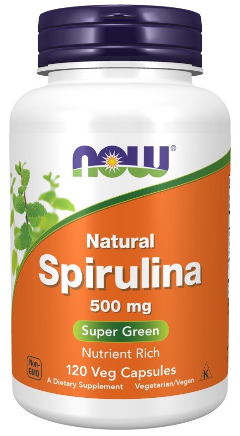 Now Foods Spirulina 500mg 120 VegCap