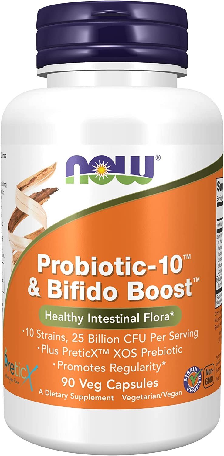 Now Foods Probiotic-10 & Bifido Boost 90 VegCap