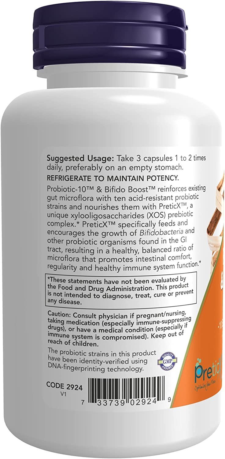 Now Foods Probiotic-10 &amp; Bifido Boost 90 VegCap
