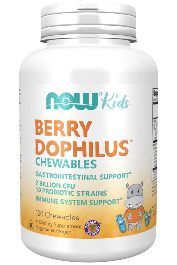 Now Foods BerryDophilus Kids 120 Chewable