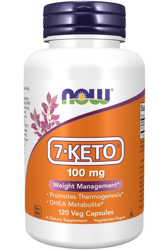 Now Foods 7-Keto 100 mg Veg Caps 120 VegCap