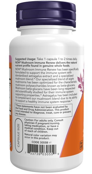 Now Foods Mushroom Immune Renew 90 VegCap