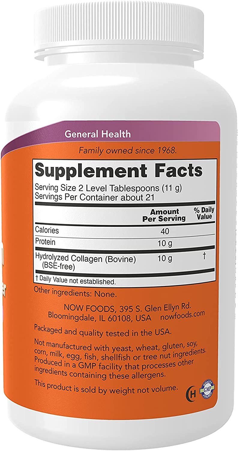 Now Foods Collagen Peptides 8 oz Powder