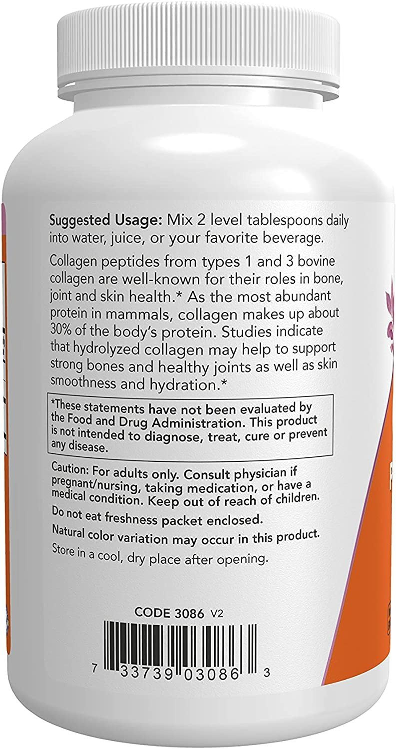 Now Foods Collagen Peptides 8 oz Powder