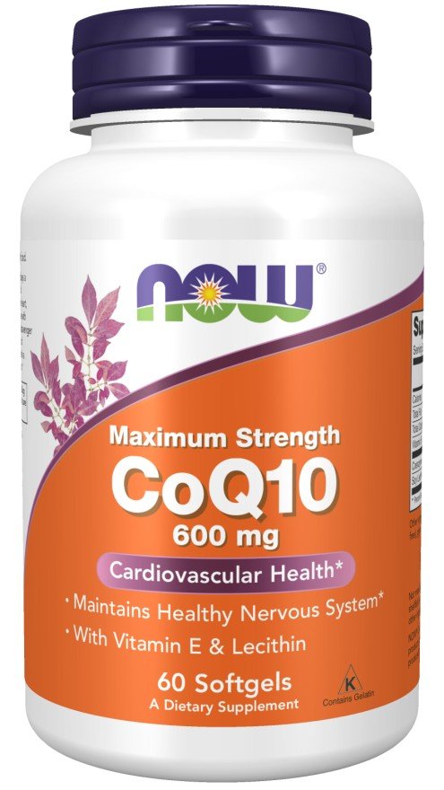 Now Foods CoQ10 600 mg 60 Softgel