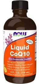 Now Foods Liquid CoQ 10 Plus Orange Flavored 4 oz Liquid