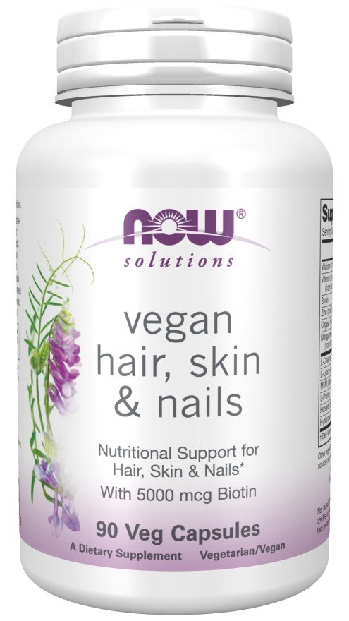 Now Foods Solutions Vegan Hair,Skin& Nails 90 VegCap