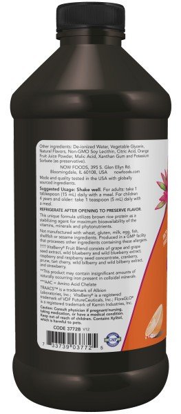 Now Foods Liquid Multi - Orange Flavor/Xylitol 16 oz Liquid