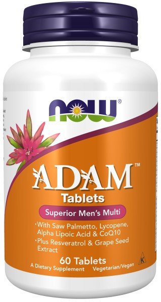 Now Foods ADAM Superior Men's Multiple Vitamin 60 Tablet