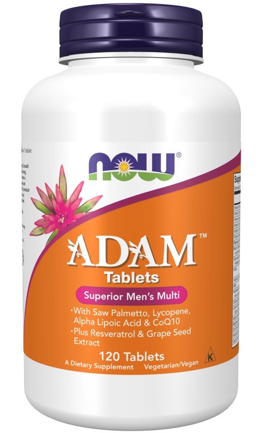 Now Foods ADAM Superior Men's Multiple Vitamin 120 Tablet