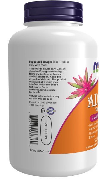 Now Foods ADAM Superior Men&#39;s Multiple Vitamin 120 Tablet