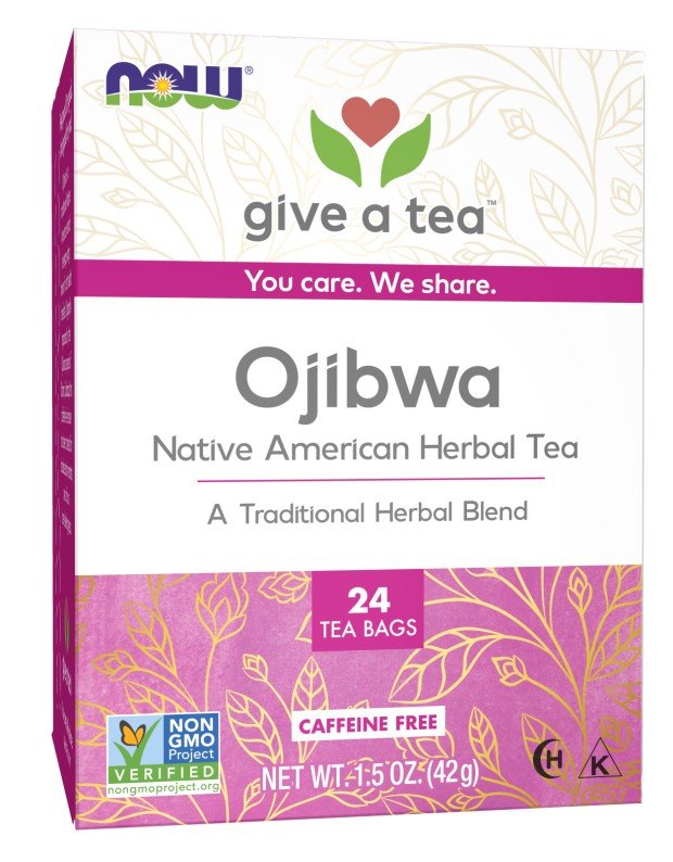 Now Foods Ojibwa Tea Caffeine Free 24 Bag