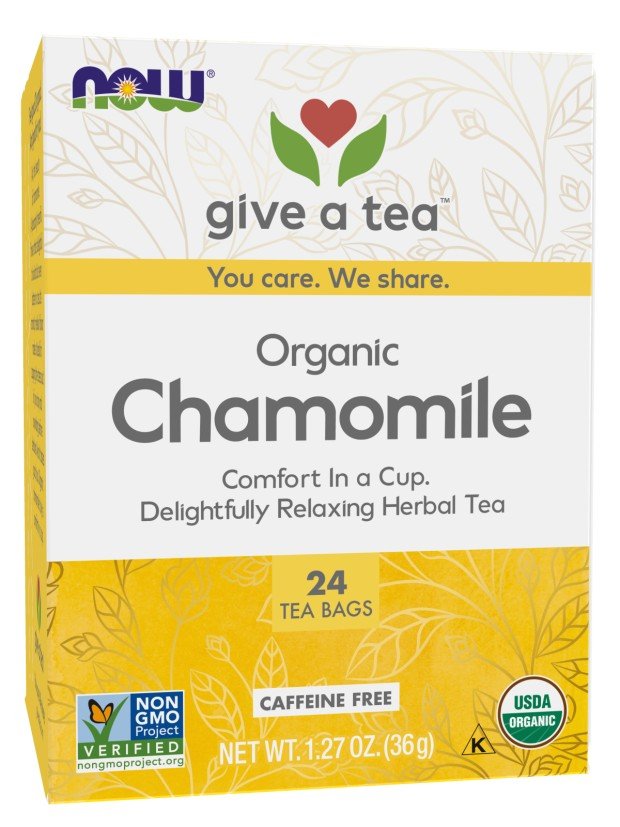 Now Foods Comfy Chamomile Tea Organic 24 Bag