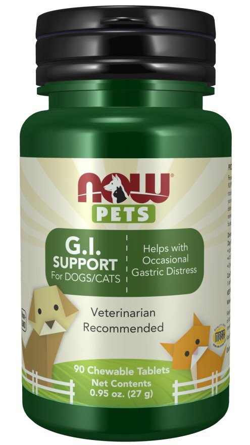Now Foods Pet G.I. Support 90 Chewable