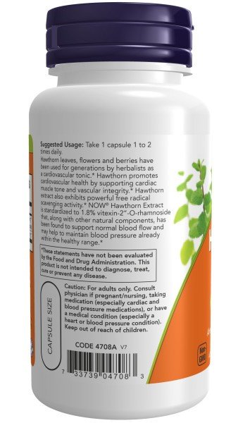 Now Foods Hawthorn Extract 300 mg 90 VegCap