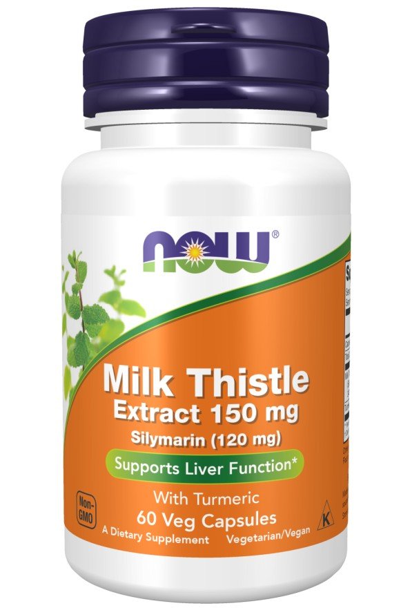 Now Foods Milk Thistle Extract 150 mg Silymarin (120 mg) 60 Capsule